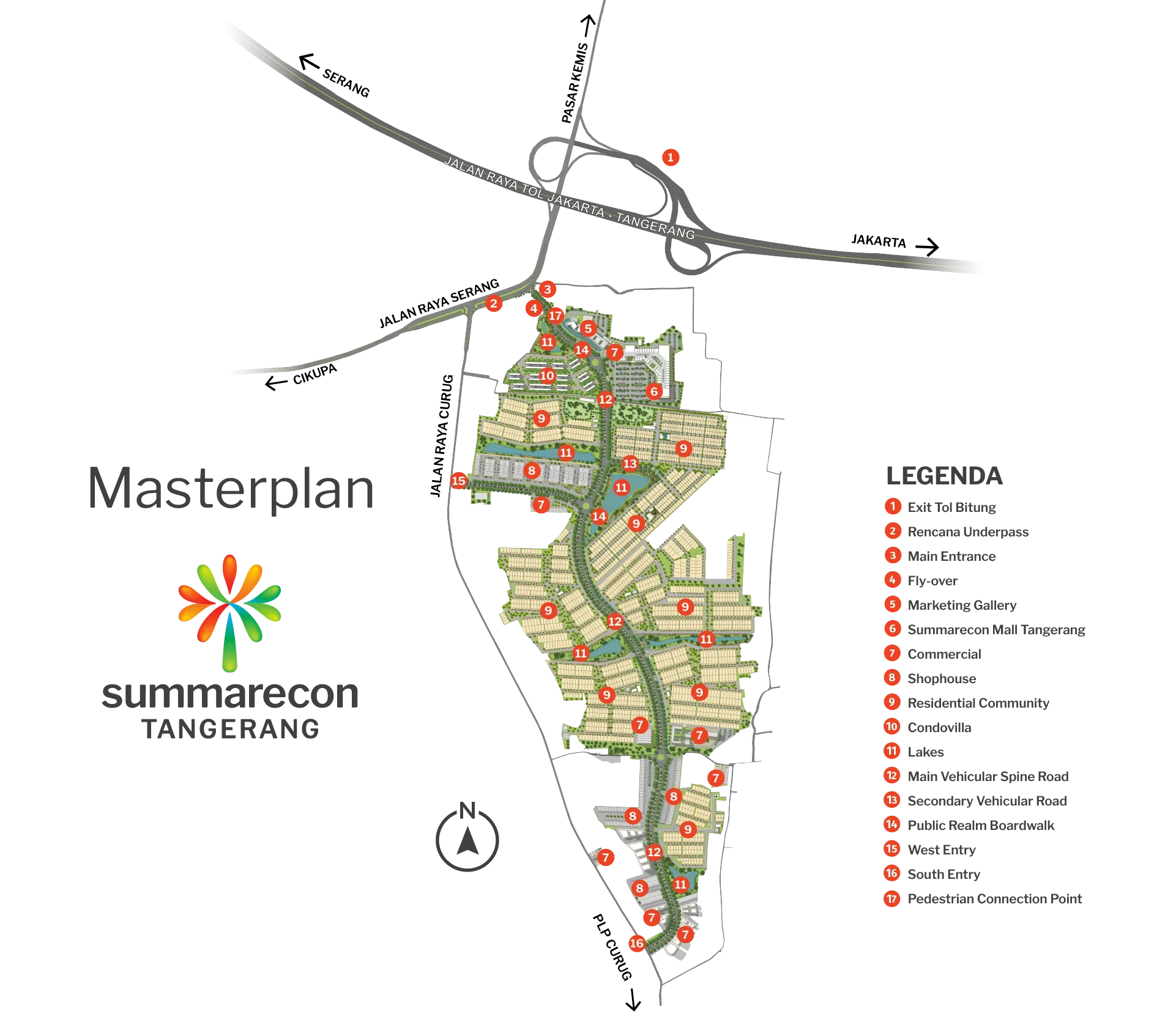 Masterplan Summarecon Tangerang